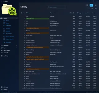 List view — Z-Keeper