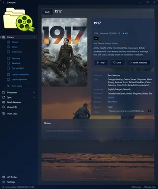 Movie detail — Z-Keeper